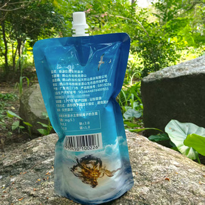 ถุงปิดผนึกมีจุกตรงกลางสำหรับของเหลวเครื่องดื่มน้ำแร่ทำจากวัสดุเกรดอาหาร500มล. พิมพ์ลายได้ตามต้องการ - Product Image 6