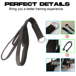28.7 Inch &amp; 22 Inch Two Lengths Built-in Cable Attachment <strong>Tricep</strong> <strong>Extension</strong> Straps Fitness Equipment Accessory <strong>Tricep</strong> Pull <strong>Rope</strong> - Product Image 3
