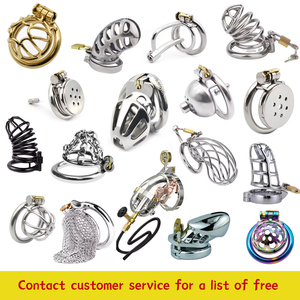 Esclavos cortos invertidos planos de acero plateado, jaulas de castidad masculinas pequeñas, bloqueo de pene, Juguetes sexuales, cinturón de castidad para hombres - Product Image 6