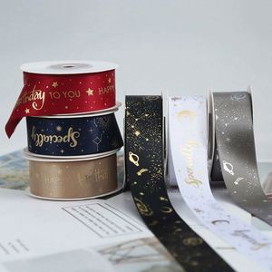 Cinta de Raso de Poliéster Personalizada con Logotipo, Impresa en Relieve 3D con Lámina Dorada, de 3mm-100mm de Ancho, Certificada GRS/OEKO - Product Image 2