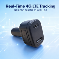 Traceur GPS de Véhicule en Temps Réel Anti-Vol avec Détection ACC, WiFi, LBS, GPRS, Mini 4G LTE Cat1, Chargeur de Voiture et Géolocalisation Cachée - Vente en Gros