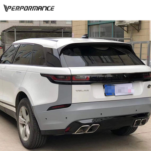 Kit carrosserie pour <span class=keywords><strong>Velar</strong></span> Upgrade to <span class=keywords><strong>SVA</strong></span> Style Look Auto Parts Tuning Bumpers Grille Muffler Tips Replacement - Product Image 6
