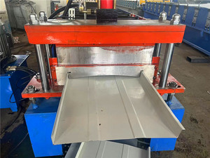 Đứng đường may tấm tấm Roof Panel ngói làm <span class=keywords><strong>rollforming</strong></span> Snap khóa kim loại lợp cuộn tạo thành máy để bán - Product Image 5