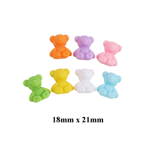 Miniatura de Oso Artificial de Resina de Color Mate Estilo Coreano para Decoración - Product Image 4