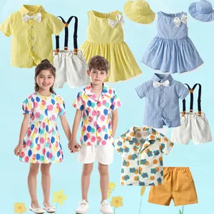 summer twin clothing boy and girl matching outfits the popular sets fit little boys and girls