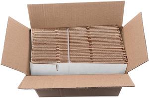 4x4x2 Inches Plain <b>White</b> Shipping <b>Boxes</b> Set of 25, <b>White</b> Corrugated Cardboard Box - Product Image 6