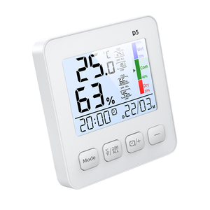 Termómetro Higrómetro Digital para Interiores D5, con Calibración, Registros de Máxima y Mínima, Comodidad, Retroiluminación, Fecha y Reloj - Product Image 5
