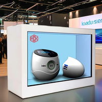 HXXK TOUCH Vitrine Interactive LCD Tactile Personnalisée à Hologramme 3D pour Intérieur Holobox avec Ventilateur 3D