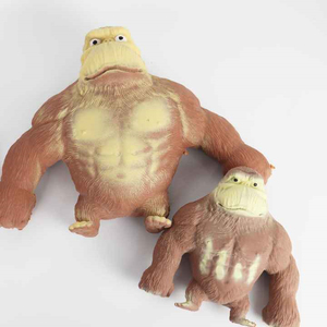 Vente chaude Squeeze Mémoire Sable En Plastique De Haute Qualité Élastique Gorille Explosion Pression Gorille <span class=keywords><strong>Jouet</strong></span> <span class=keywords><strong>Singe</strong></span> Stress Squishy Jouets - Product Image 2