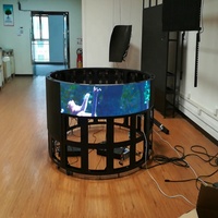 Lecede Custom P2 Diámetro 1,5 m Globo Led Bola Pantalla Esfera Flexible Led Video Wall Pantalla Interior
