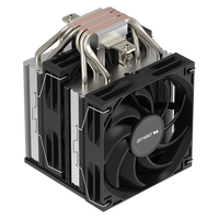 COOLLEO A60T Refroidisseur d'air pour PC à double tour et 6 caloducs, refroidisseur d'air pour CPU LGA115X/1200/1700/1851AMD, refroidissement profond pour le gaming