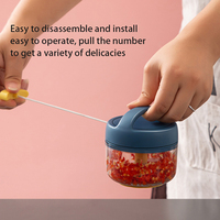 Outils de cuisine ménagers Mini presse-ail électrique manuel sans fil intelligent Usb