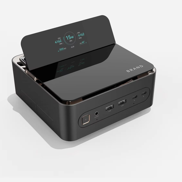 AI Mini PC F5M Intel 14th Gen Ultra5 125H Ultra7 155H Mini Desktop Computer 3*Type-c 2*DDR5 4*USB Portable Nuc Mini Pc