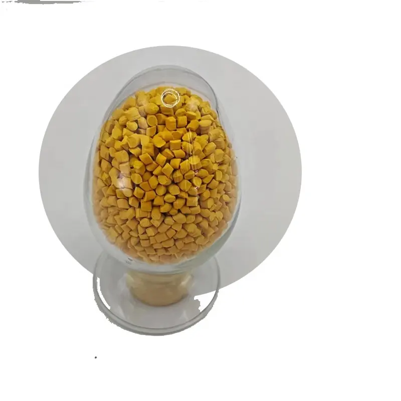 पीले मास्टरबैच का उपयोग पीले बल्ब के खोल का कच्चा माल बनाने के लिए किया जा सकता है