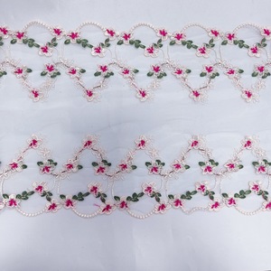 30CM di <span class=keywords><strong>pizzo</strong></span> floreale per abito da sposa foglie modello Tulle fiore di <span class=keywords><strong>pizzo</strong></span> Applique - Product Image 5