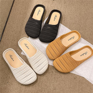 Chanclas de verano con lazo, estilo nuevo para mujer, aptas para uso en exteriores e interiores, en casa y en la playa. - Product Image 4