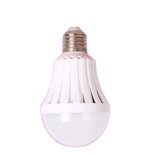 E27 built-in battery intelligent LED emergency rechargeable charger led bulb light lamp 7w with factory price
