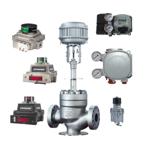 Positionneur de vanne Masoneilan SVI2 avec contrôleur Topworx, électrovanne ASCO, vanne papillon/bille à double action, en stock - Product Image 1