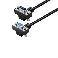 Cable Serial DB9 de Cobre, Extensión RS232, Conexión Directa Macho a Macho, Hembra a Hembra, 9 Pines, Puerto COM, Conexión de Señal