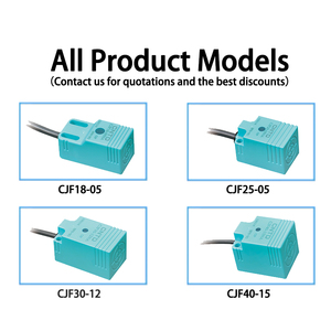 Cntd nhà sản xuất Cảm biến tiệm cận CJF17-05 loại hình vuông Khoảng cách phát hiện 5mm hai dây đầu ra 500Hz NPN cho IP67 công nghiệp - Product Image 6