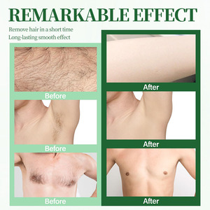 60 Tiras de Cera Depilatoria Orgánica en 2 Tamaños, Kit de Depilación Casera, Láminas Depilatorias para Rostro y Cuerpo - Product Image 4