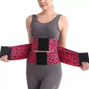 Nouvelle <span class=keywords><strong>ceinture</strong></span> de sport à motif léopard pour femmes, <span class=keywords><strong>ceinture</strong></span> de soutien douce et sans couture, adaptée au yoga, à la remise en forme et aux exercices - Product Image 4
