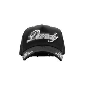 Gorra de Béisbol de 5 Paneles Negra de la Colección Aniversario <span class=keywords><strong>Canelo</strong></span> Original con Pedrería Personalizada de Calidad G5, 31 Hsts, Gorras DH - Product Image 6