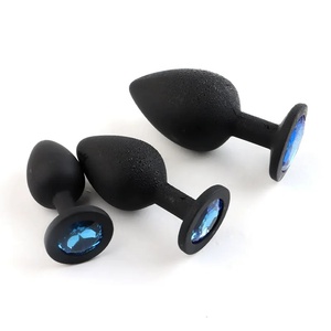 OEM大型中型小型シリコンアナルプラグダイヤモンド付きアナル<span class=keywords><strong>SM</strong></span>ポータブル大人オナニーセックスおもちゃ - Product Image 2