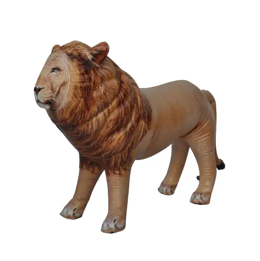 Air Tight Animal Promotional Lifelike PVC inflatable lion king toys model for advertising