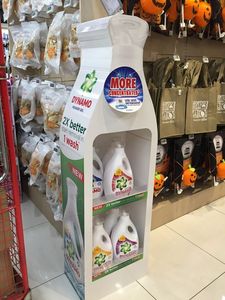 <span class=keywords><strong>Présentoir</strong></span> PVC sur pied à 3 niveaux ; <span class=keywords><strong>Présentoir</strong></span> promotionnel POP pour supermarché pour produits de puériculture et gels douche - Product Image 5