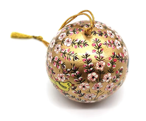 Eco-Friendly 8 cm Paper Mache Christmas Ornaments Handmade Festive Tree Decorations High Quality Holiday for <b>Parties</b> <b>Box</b> - Product Image 3