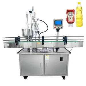 Supplier price automatic single nozzle paste filling machine,juice Detergent laundry ketchup cream filling machine