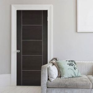 Portes en bois intérieures modernes, étanches, personnalisées, de luxe, fabriquées en Chine - Product Image 2
