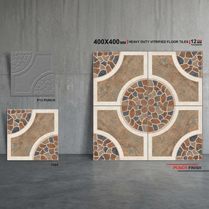 Cómodas baldosas de porcelana cerámica vitrificada de alta resistencia 400x400mm para estacionamiento exterior, baldosas digitales para suelos de estacionamiento en India - Product Image 6