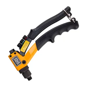 DingQi Professional 10 Inch Hand Riveter with Rubber Handle Tool