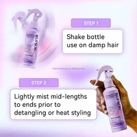 Set sampo rambut perawatan kulit kepala organik Logo kustom sampo Protein tanaman dan kondisioner masker bersinar Set sampo minyak Argan