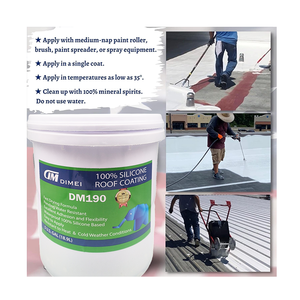 Alta Qualidade 5 Galão Líquido Silicone Borracha Telhado Cimento Impermeabilização Material Parede Água Parar-Altamente Eficaz Telhado Vazamento - Product Image 2