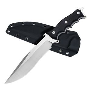 Cuchillo de Combate Recto de Acero Inoxidable de Alta Calidad Night Devil, Mango G10, Personalizable, OEM, para Supervivencia al Aire Libre, Camping, Bolsillo, EDC - Product Image 1