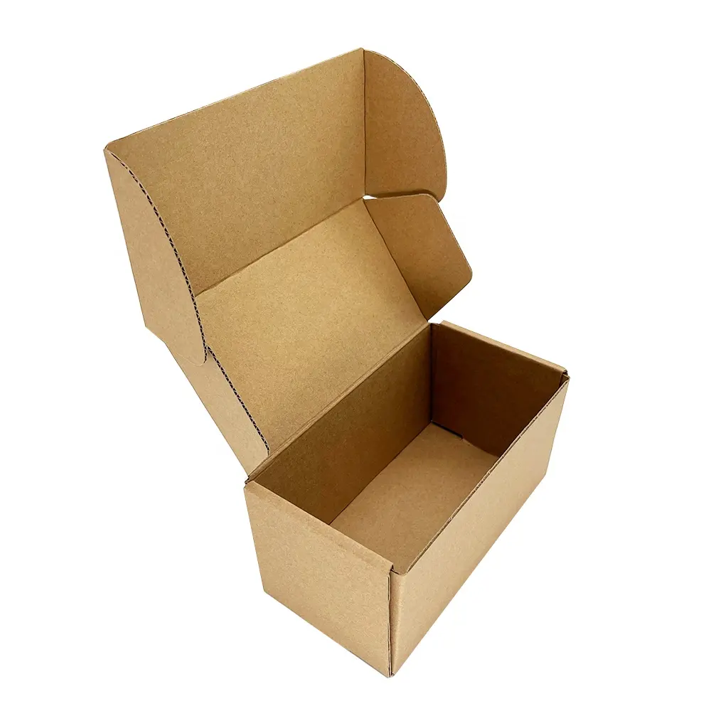 Wholesale Brown Packing Corrugated Cardboard Mailing Moving Shipping Boxes with Customized Logo