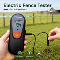 Testeur de clôture électrique portable Hpsfence facile à assembler, détecteur de défauts avec écran LCD