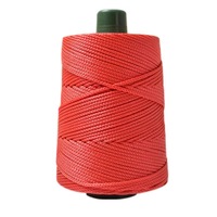 Fil Mélangé de Nylon et Polyester Lizida 3mm 250g Écologique, Soie Glacée, Cordon de Crochet Macramé à Motif Teint pour Tricot et Sacs
