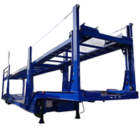 Usine chinoise de voiture à deux étages remorque de transport pour la conception efficace de semi-remorque de berline