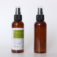 Bouteille de pompe de shampooing en plastique ambré vide de 250 ml 8 oz pour conditionneur de cheveux de lotion, 100 120 150 200 300 500ml conteneur de pompe de pulvérisation