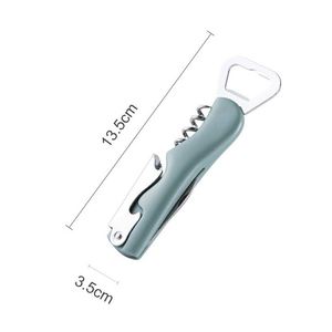 Tire-bouchon décapsuleur multifonctionnel en acier inoxydable pour vin rouge et bière, cadeaux promotionnels en gros - Product Image 2