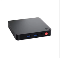Mini Pc Hot T4 Pro sous licence Win10 Mini Pc de jeu sans ventilateur Gemini Lake N3350 double Wifi 4GB/64GB Win11pro Mini ordinateur