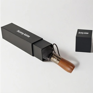 Exclusive Luxury Waterproof Compact Folding High End Golf <b>Umbrella</b> Business Rain Gear Gift Box Customizable Windproof Straight - Product Image 1