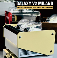 Miles Galaxy V2 Milan Aanrechtmodel IJs- en Sorbetmachine 2 Smaken RVS Energy Star Gecertificeerd Fruit Melk Water