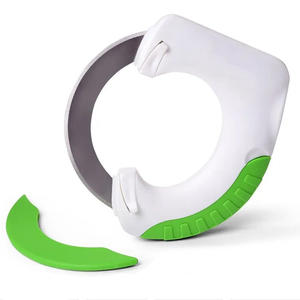 Soocas scie <span class=keywords><strong>sur</strong></span> la télévision Bolo, couteau à rouler avec couvercle, couteau de cuisine circulaire en acier inoxydable, coupe-cuisine rond - Product Image 1