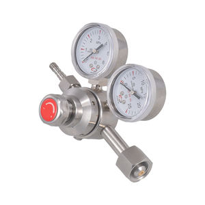 Doppelter Hochreinheits-Edelstahl 316L Gasdruckregler Modell SA-13003 für Sauerstoff 1/4\"-1\" Größe 1 Jahr Garantie - Product Image 3