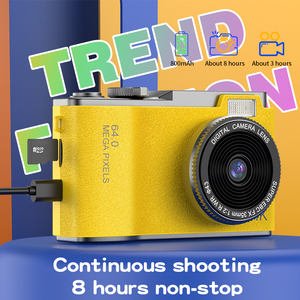 SourcingArk 4K HD Digital Camera CCD Retro Fashion Camera Digital Point <b>Shoot</b> with 16X Zoom FHD 1080P LK-003 - Product Image 5